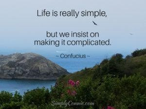 life is really simple