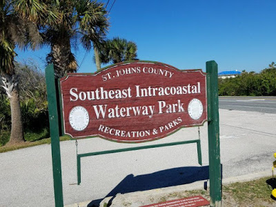 Southeast Intracoastal Waterway Park on hwy A1A.