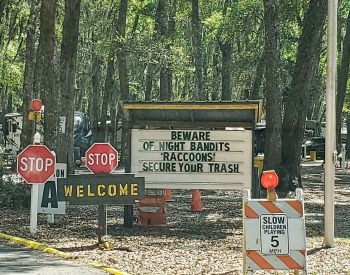 Beware of night bandits.