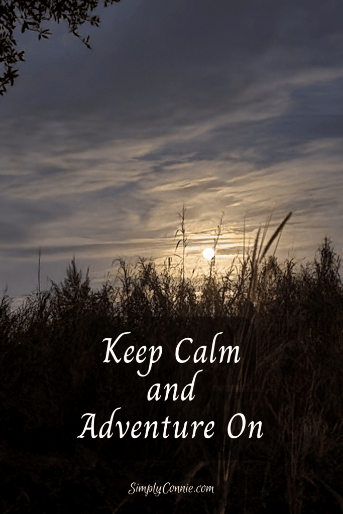 Keep calm and adventure on - moon