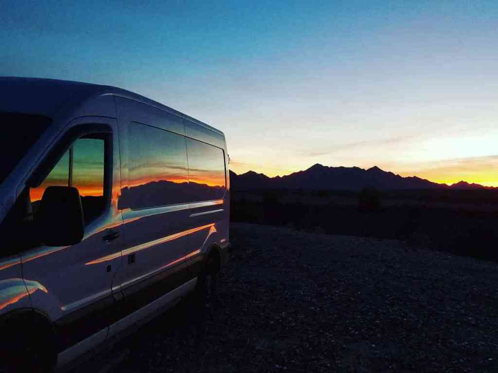 Wordless Wednesday – Reflections Of A Desert Sunset
